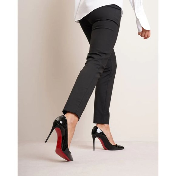 CHRISTIAN LOUBOUTIN Pigalle Follies Pointed Toe Pump Size in Black 10US / 40EU - Picture 3 of 16